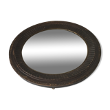 Old oval mirror