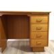 Vintage light wood desk – 1960s/70s – mid-century modern style