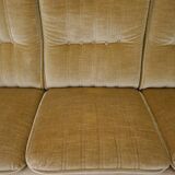 Vintage sofa yellow/gold 1970s