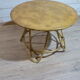 Table basse ou d'appoint ronde rotin
