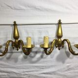 Paire d’appliques Bronze 2 lumières