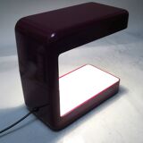 Isos burgundy lamp Giotto Stoppino Tronconi 1972