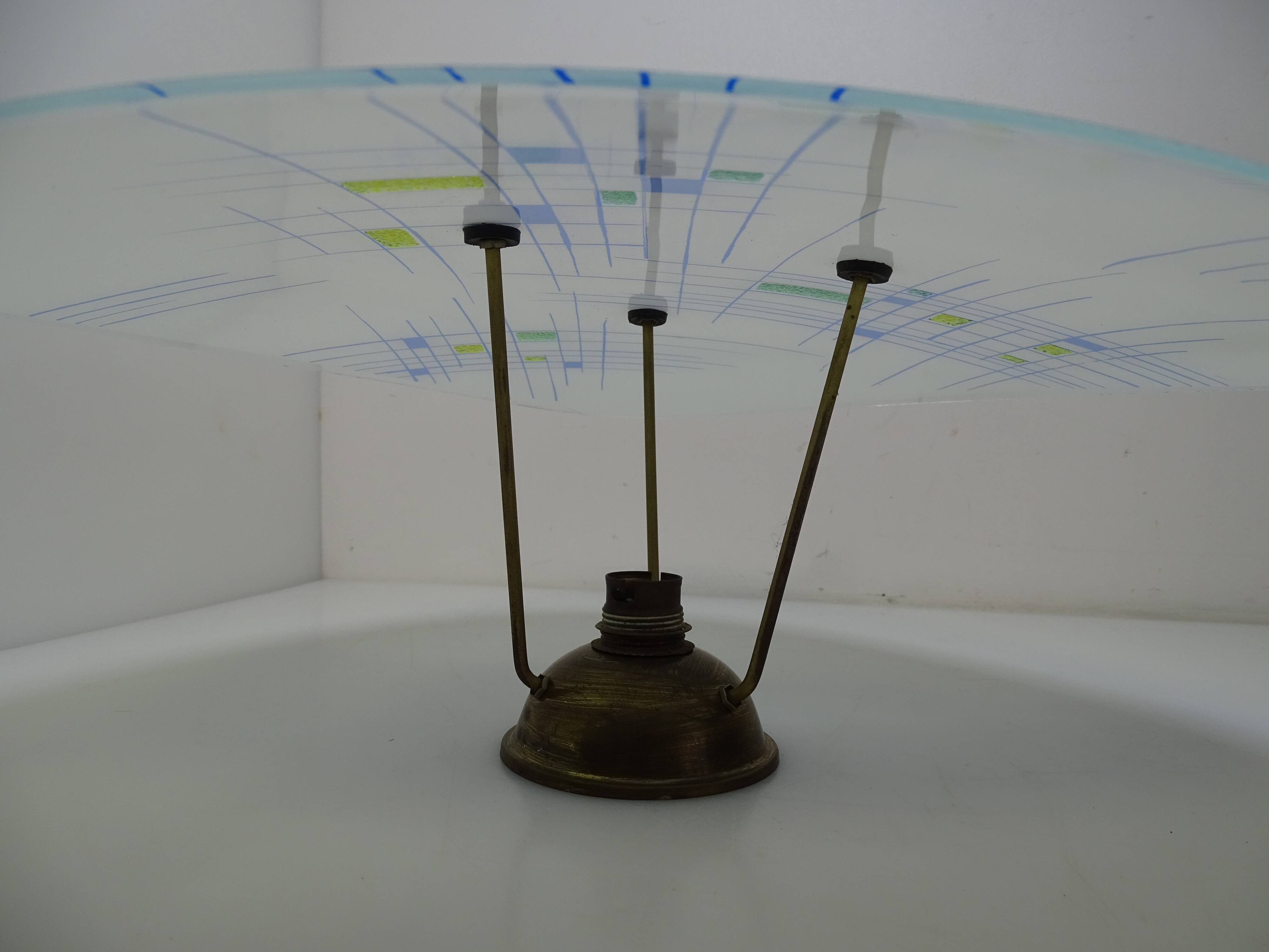 Lustre suspension 1950 space age atomic vintage design