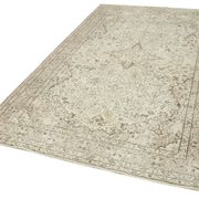 Tapis beige turc en laine tissé à la main 165 cm x 267 cm