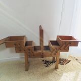 Vintage sewing basket