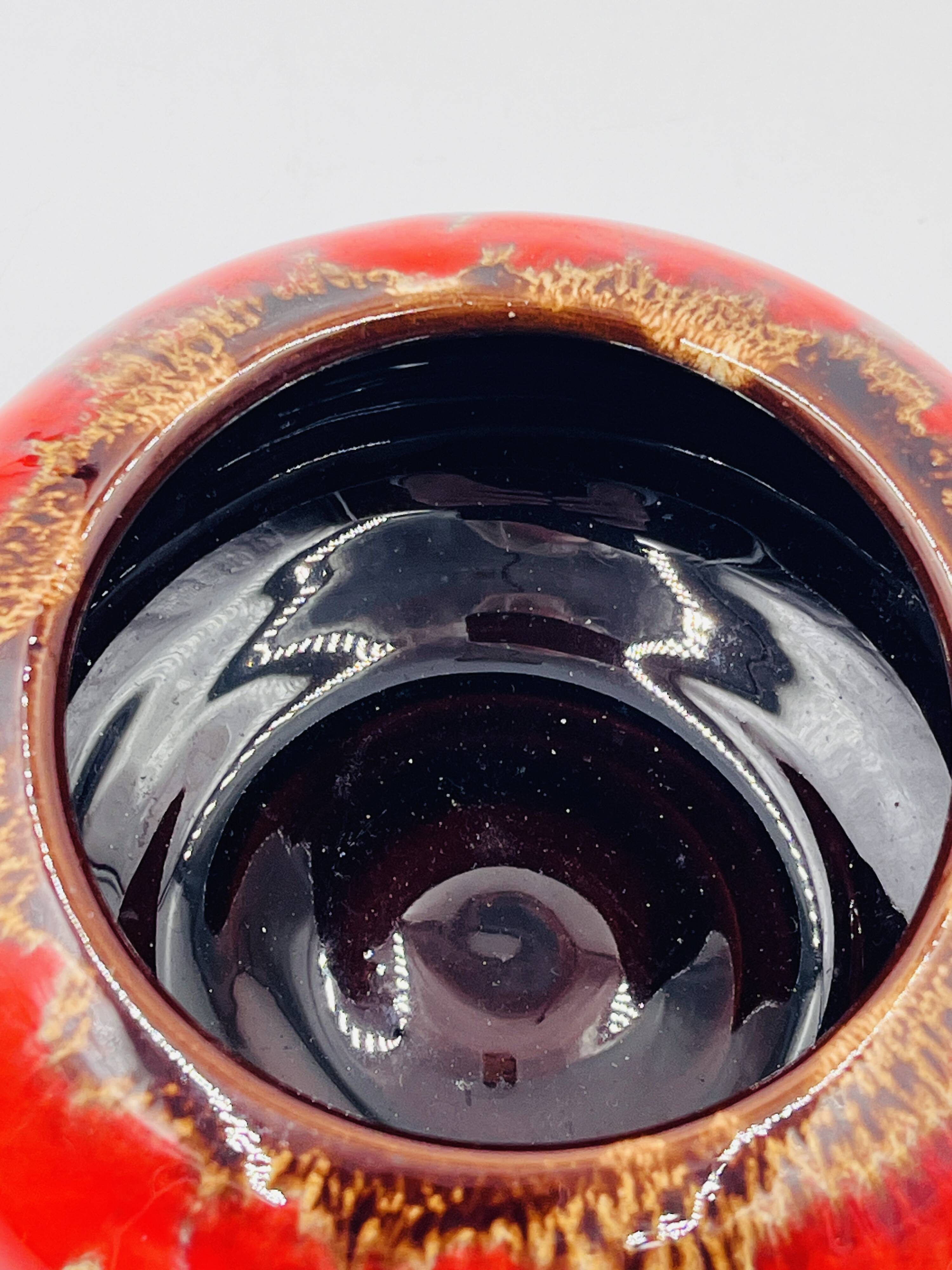 Vallauris red candy dish