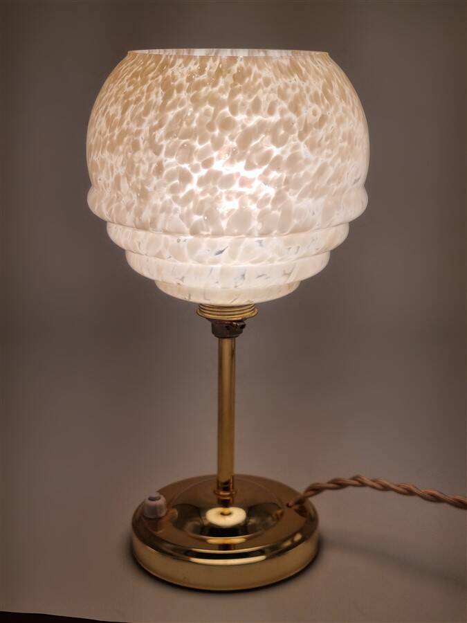 Clichy glass lamp