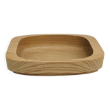 Solid wood bowl/plateau – vintage Scandinavian design – Sweden
