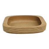 Solid wood bowl/plateau – vintage Scandinavian design – Sweden
