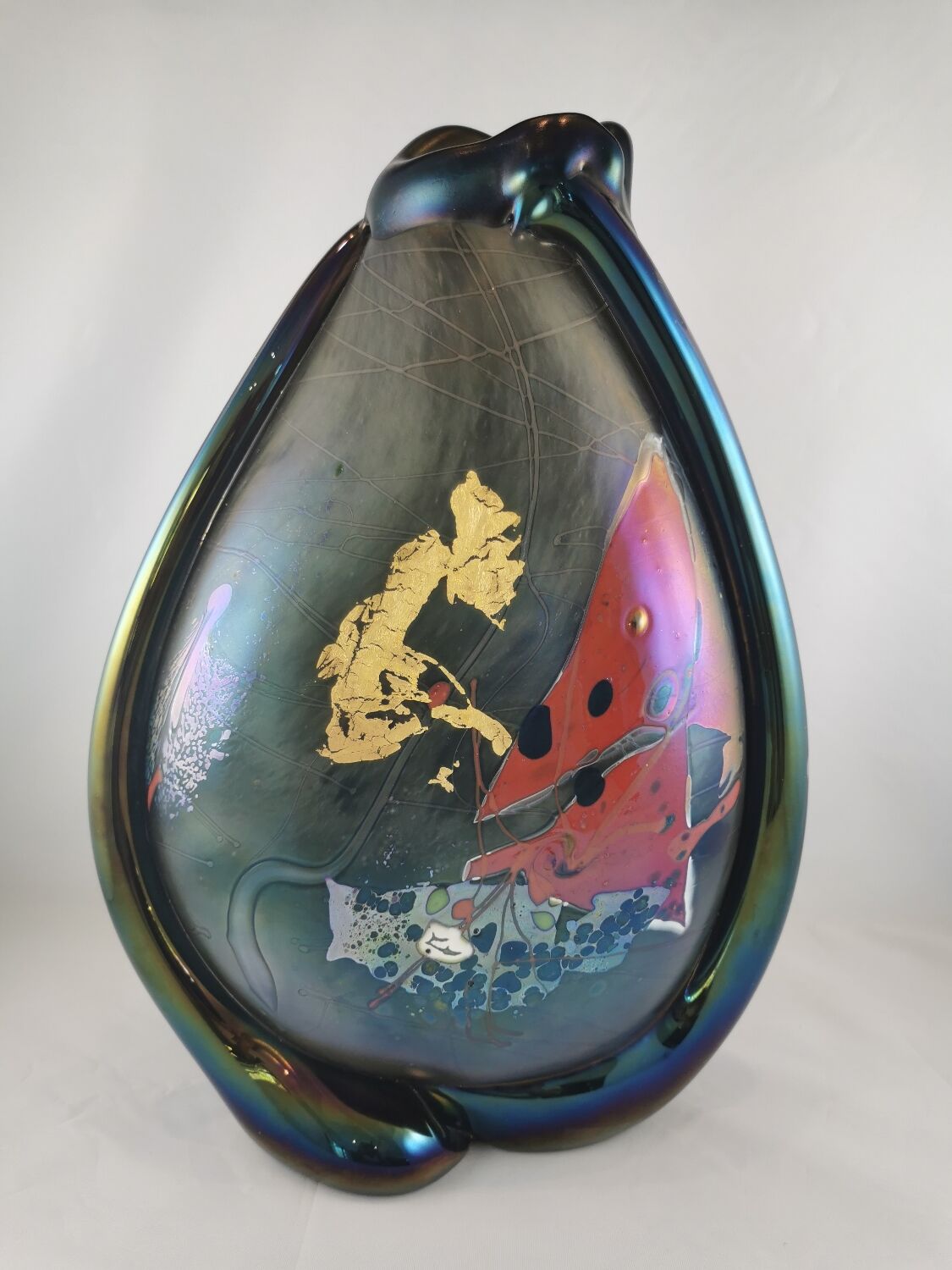 "Cord foot" vase, signed Robert Pierini, 1990s