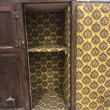 Wooden fridge cabinet