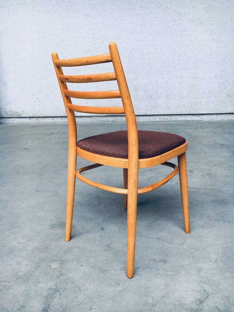 Mid-Century Modern Dining Chairs from Ton, Czechoslovakia, 1968, Set of 4