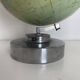 Vintage 1900 terrestrial globe by Bertaux and Thomas in plaster
