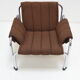 Fauteuil chromé du milieu du siècle par Viliam Chlebo pour Kodreta Myjava, années 1980.