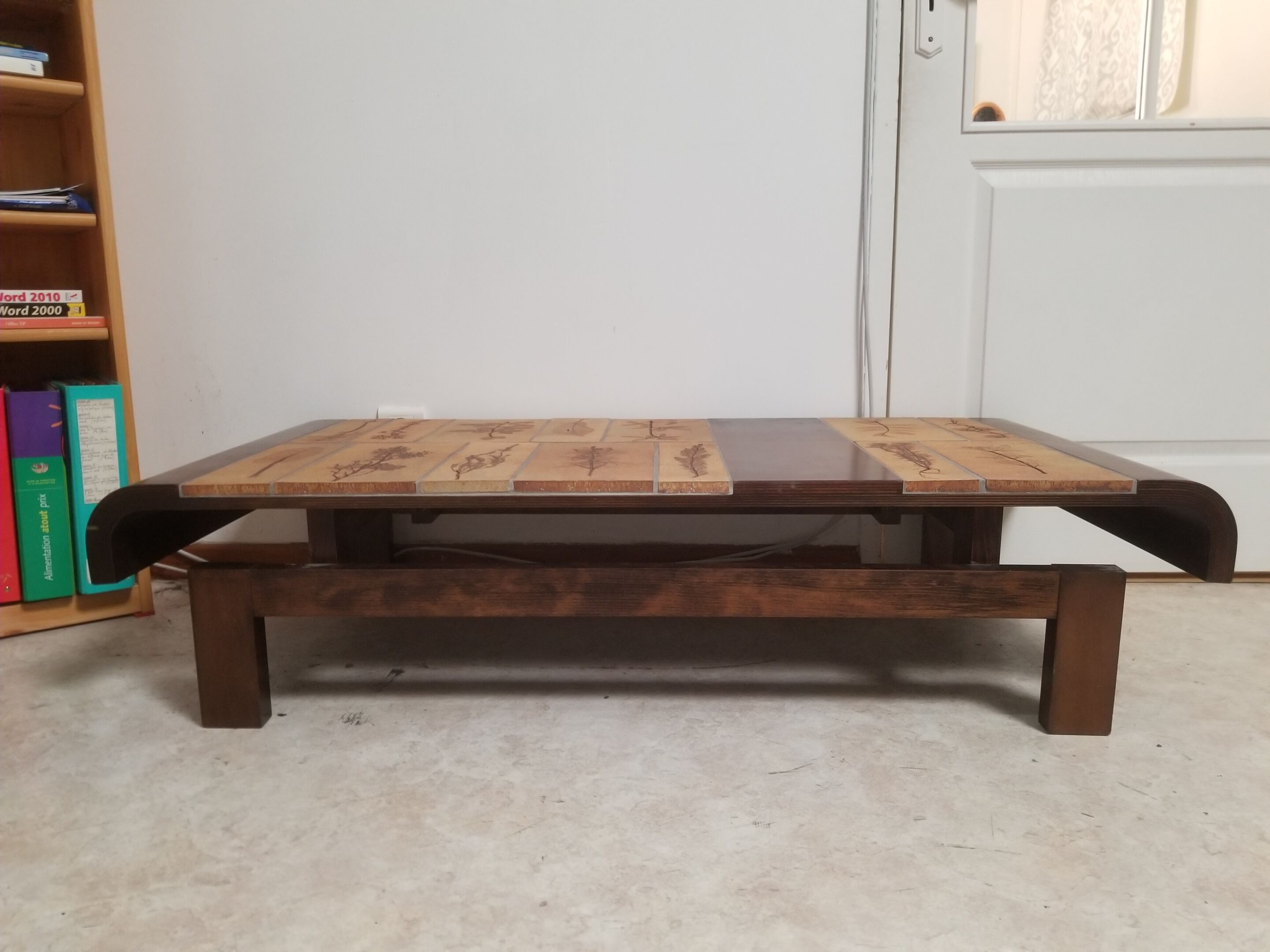 Roger capron rectangular coffee table - vintage