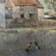 Tableau HST Adrien KARBOWSKY (1855-1945) lavender harvest (?)