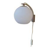 Applique en opaline givrée des années 80