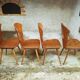 4 Baumann bistro chairs model gentian 50's