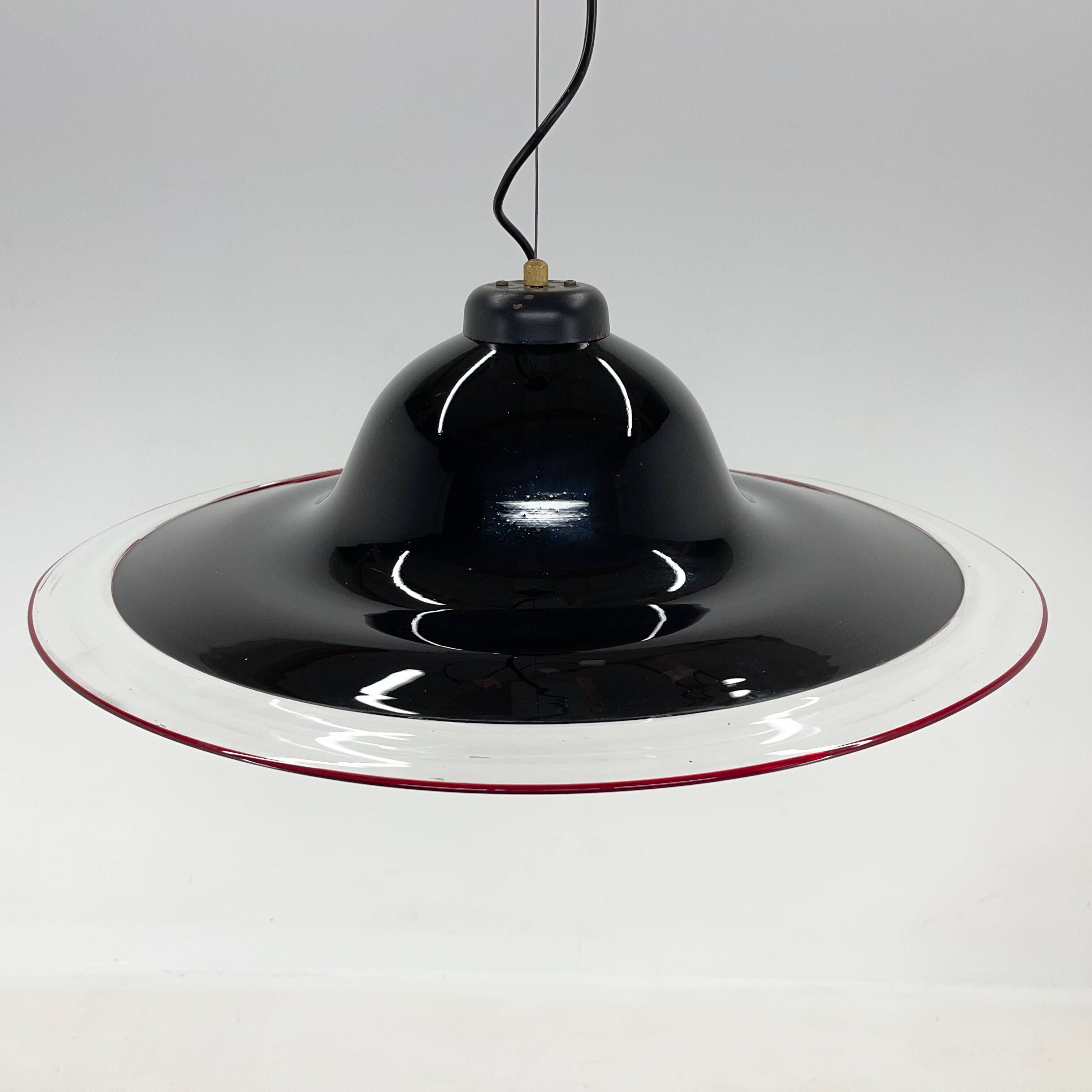 1970's italian Murano glass pendant