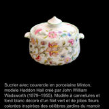 Minton Haddon Hall sweetener and lid