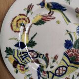 Soap holder / dish in enameled ceramic - gien - vintage 1876