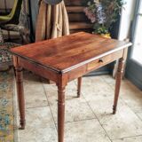 Table d'appoint en chêne du début du 20ème siècle