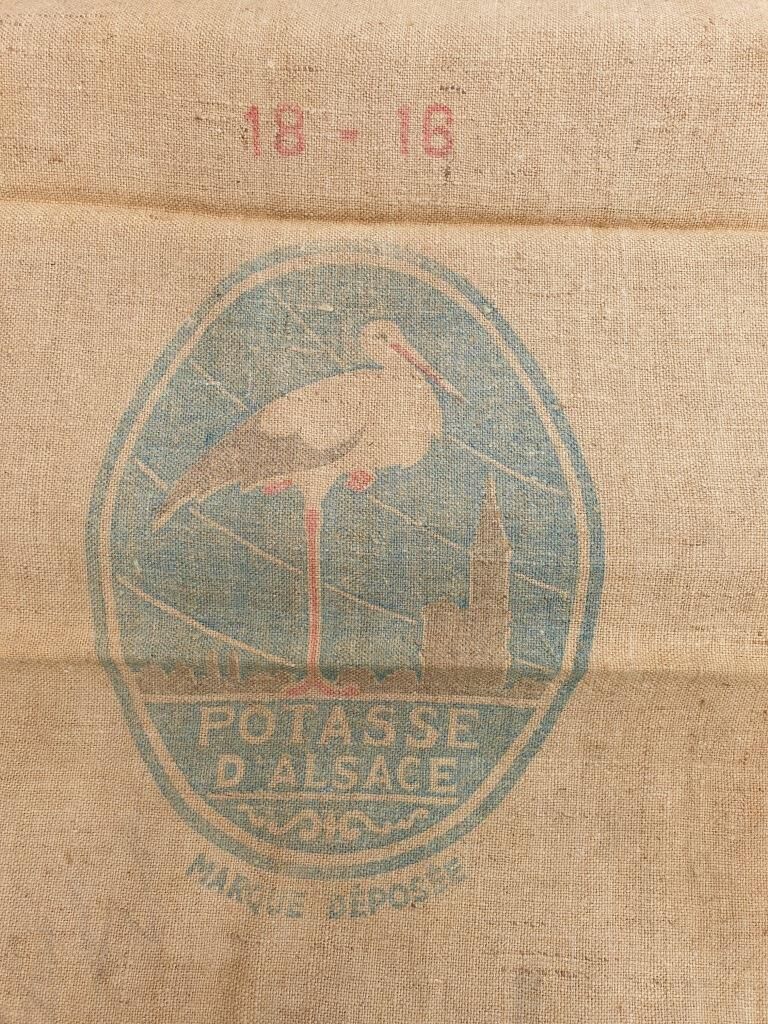Ancient canvas bag