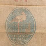 Ancient canvas bag