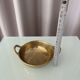 Vintage Solid Brass Catchall Bowl with Loop Handles, 1960s