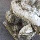 Vintage stone garden lions xxeme