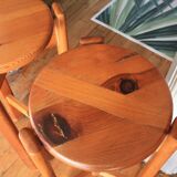 Wooden bar stools