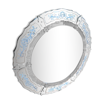 Venetian round mirror