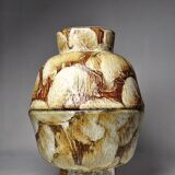 Pair of ceramic cactus pots, 70s-80s