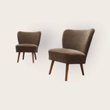 Deux fauteuils cocktail du milieu du siècle