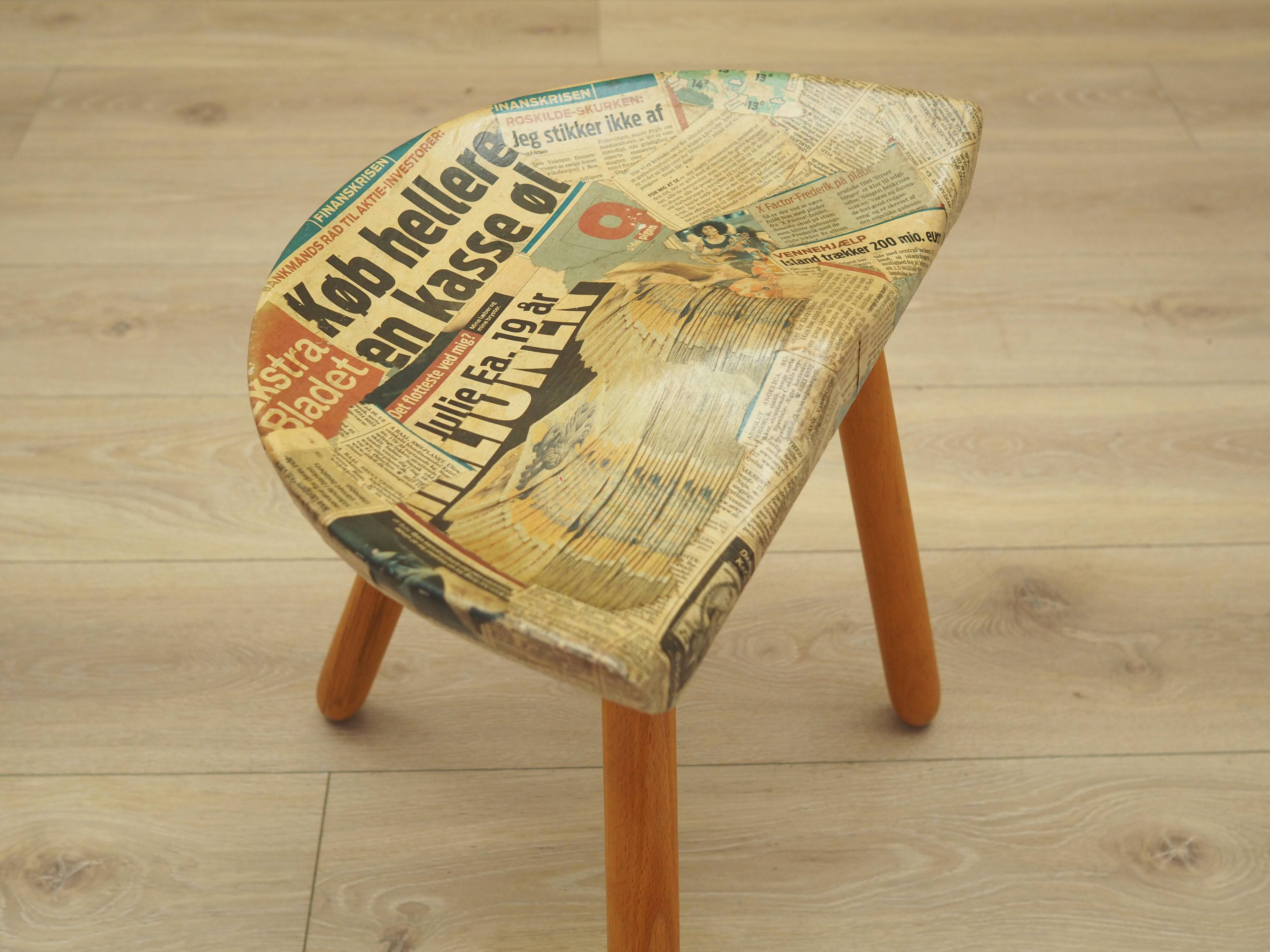 Tripod stool, Danish design, 1950s, designer: Arne Hovmand-Olsen
