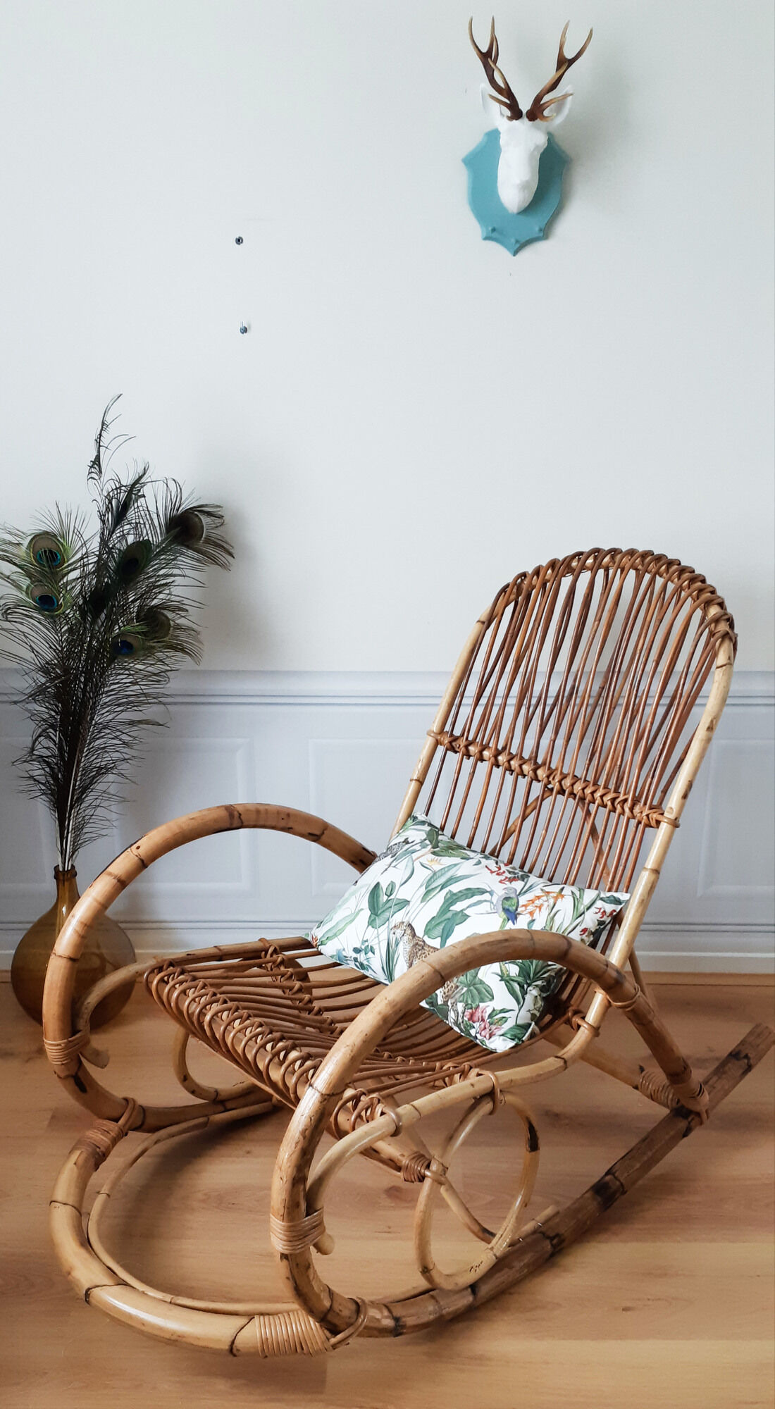 Rattan rocking chair