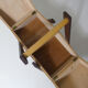 Worker wooden box vintage quilt compass feet