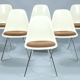 Série de 6 chaises modèle DSX de Charles & Ray Eames, edition Herman Miller