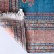 Pastel Coloured Hand Woven - Vintage Rug