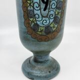 Vintage ceramic Jean De Lespinasse Whiskey bottle