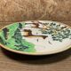 Cerart monaco large vintage ceramic dish, 60's, animal décor