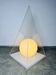 Pyramid & Glass Sphere Table Lamp By Harco Loor For Harco Loor Design, The Netherlands 1980S