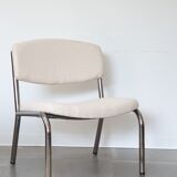 Chauffeuse design des années 70 bouclette