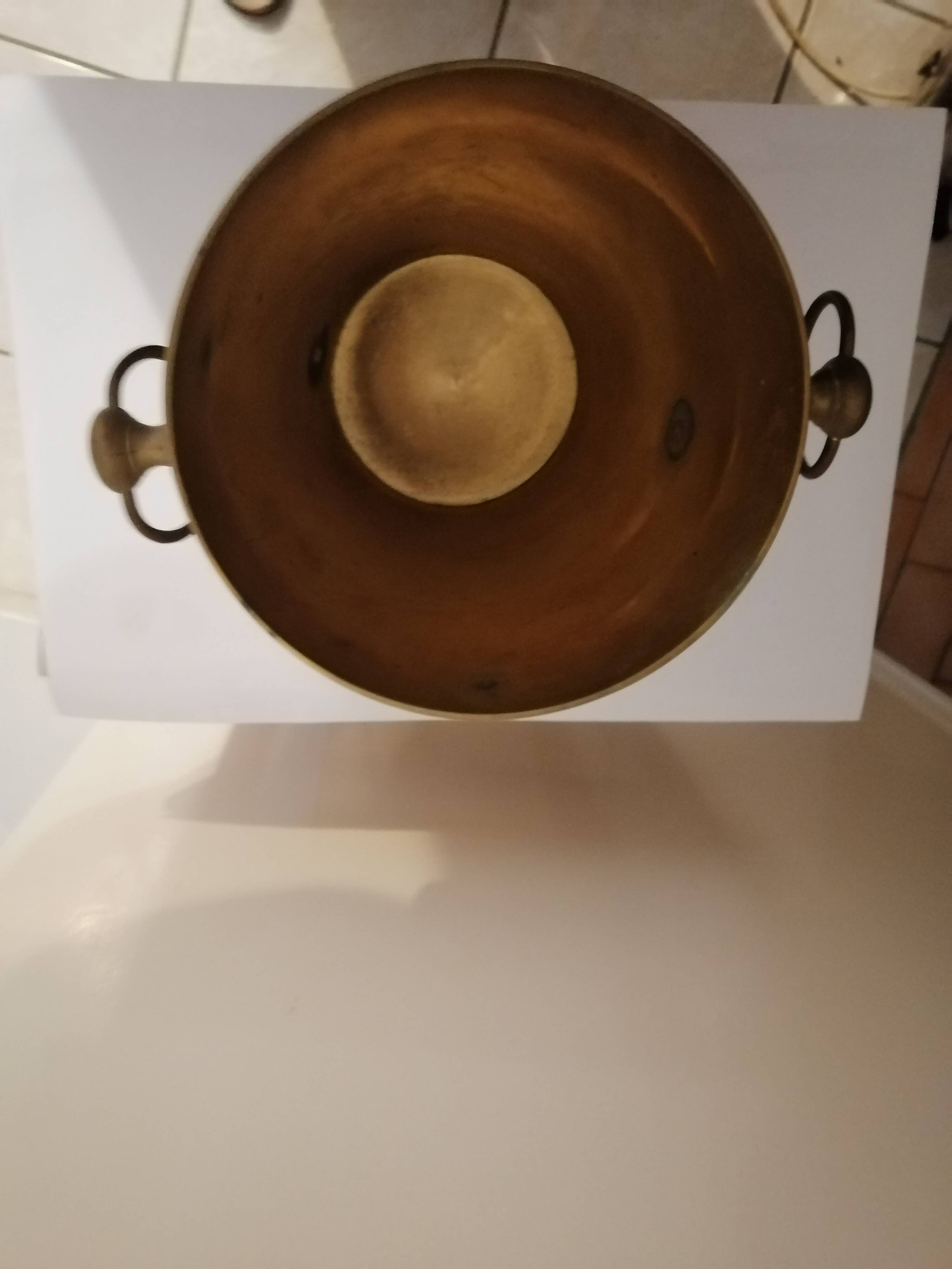 Vintage brass champagne bucket