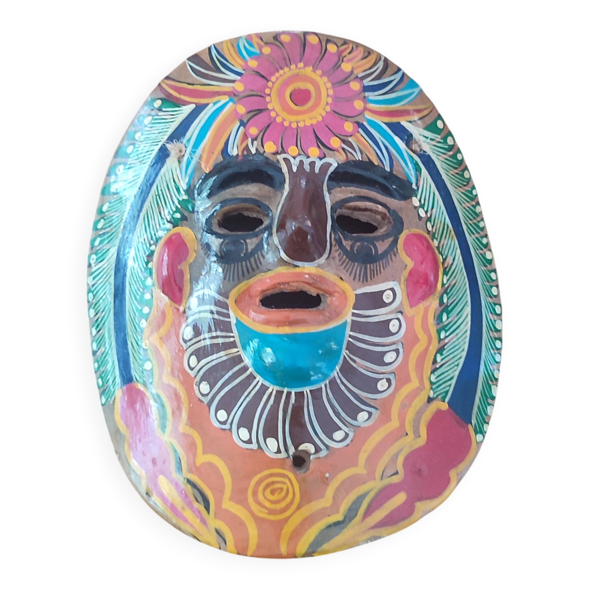 Masque mexicain peint à la main