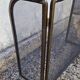 Pare feu contemporain en fonte