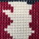 Rug danish design 60s 70s 90x180cm