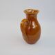 Yellow ochre ceramic pitcher signed Félix Céram Vallauris circa 1960