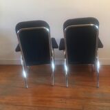 Pair of modernist armchairs 50s