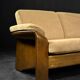 Modern Norwegian mid-century two-seater sofa, low-back loveseat Stressless Pegasus by Ekornes.